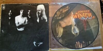 JOHNNY WINTER - JOHNNY WINTER AND / STEP BACK - 1970/ 2014 Vinyls + (vg+)