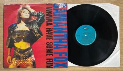 SAMANTHA FOX : I WANNA HAVE SOME FUN Vinyl LP ZL 71929 best