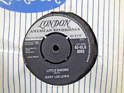 JERRY LEE LEWIS " LITTLE QUEENIE " Or.UK LONDON NEAR MINT COND.IN Or.SL.