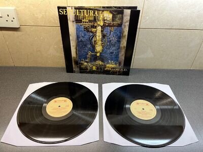 SEPULTURA 12" DOUBLE 180GRAM GATEFOLD ALBUM "CHAOS A.D. "(081227934248)