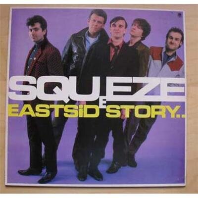 SQUEEZE EASTSIDE STORY LP 1981 - nice clean record - some shelf wear on cover UK