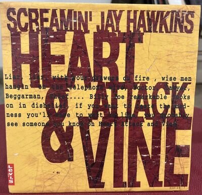 Screamin Jay Hawkins - Heart Attack & Vine - 7 Inch Vinyl - Mint Condition