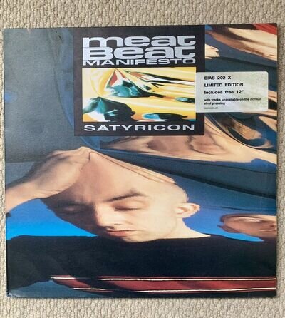 Meat Beat Manifesto Satyricon Vinyl 12” Limited Edition RARE