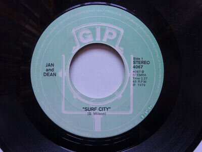 JAN AND DEAN Surf City/Dead Man's Curve - GIP 7" Single