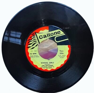 The HEPTONES w/ Tommy McCook & The Supersonics 7" School Girls CALTONE 1967