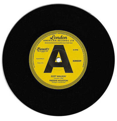 Freddie Houston / The Drifters - Soft Walkin' / Drip Drop (7") (Mint (M))