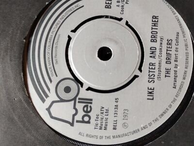 The Drifters - Like Sister and Brother - 7" SINGLE - Soul / 70’s