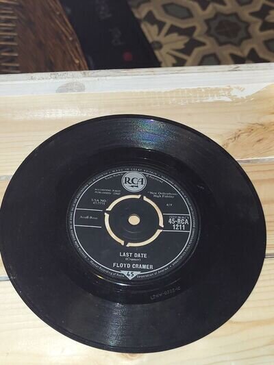 RCA - Floyd Cramer - 45 rpm 7" Single Vinyl Record - Last Date