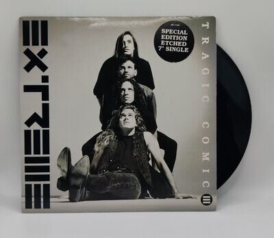 Extreme – Tragic Comic Limited Edition 7" Rock Etched Vinyl Single VG+