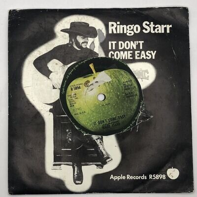 Ringo Starr - It Don’t Come Easy - 7” Vinyl Single 1971 - VG/G+