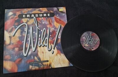 ERASURE Wild! 12" Vinyl LP Album - Excellent Plus