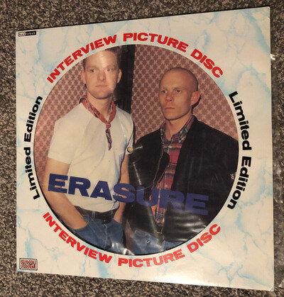 🌟 LIMITED EDITION ERASURE INTERVEIW PICTURE DISC 12" VINYL GOOD CONDITION ⭐