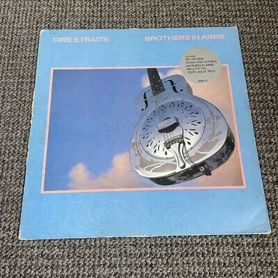 Dire Straits – Brothers In Arms Vinyl Record FIRST UK Pressing BLACK 1985 READ