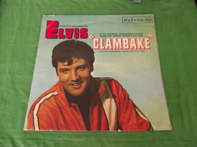 Elvis Presley 'Clambake' Single LP RCA Victor Label c 1967