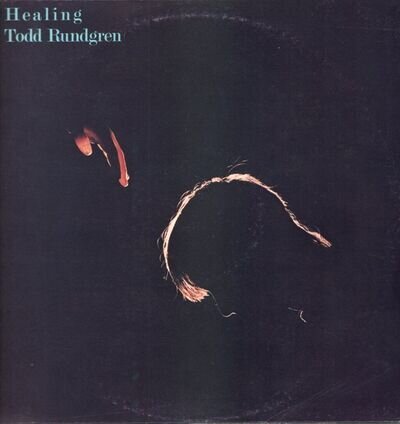 Todd Rundgren Healing LP vinyl Italy Bearsville 1981 LP. Crease to bottom right