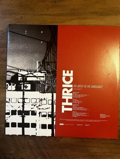 Thrice - The Artist in the Ambulance - FIRST PRESS- White Vinyl