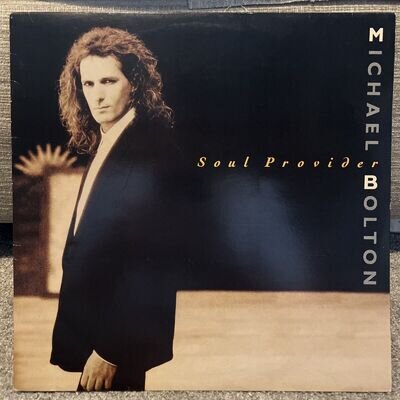 Michael Bolton - Soul Provider - Vinyl LP - CBS 465343 - Lyrics Inner - EX+/VG+