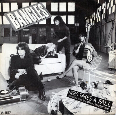 THE BANGLES Hero Takes A Fall 1984 UK 7" Vinyl EX+