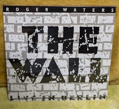 Roger Waters – The Wall (Live In Berlin) LTD CLEAR VINYL LP *LIKE NEW MINT*