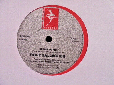 RORY GALLAGHER " SEEMS TO ME " EX+ COND.