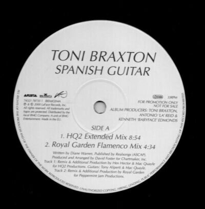 Toni Braxton - Spanish Guitar (2x12", Promo)