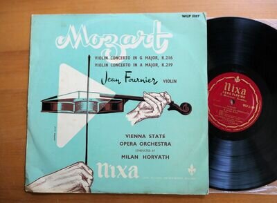 WLP 5187 Mozart Violin Concerto K.216 K219 Jean Fournier Nixa ED1 Vinyl LP