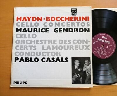 ABL 3355 Haydn Boccherini Cello Concerto Maurice Gendron Pablo Casals Philips NM