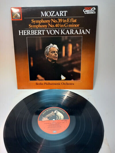 Vinyl LP record mozart symphony berlin philharmonic herbert von karajan