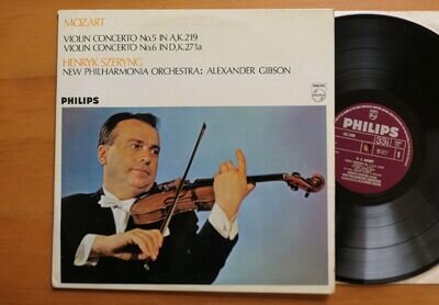 SAL 3588 Mozart Violin Concerto 5 & 6 Henryk Szeryng Gibson NM Philips Plum ED1