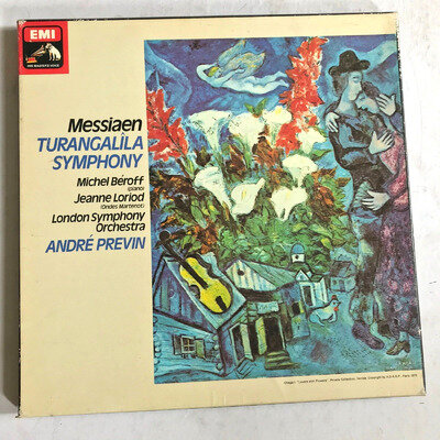 SLS 5117 Messiaen TURANGALILA SYMPHONY Previn LSO TAS List 2 LP BOX SET Quad