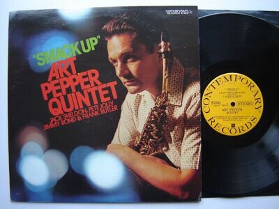 ART PEPPER QUINTET "SMACK UP" 1970s Press U.S Contemporary Play Tested