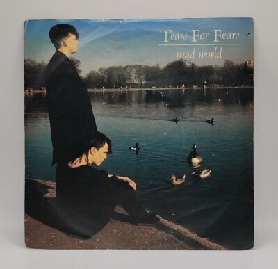 Tears For Fears – Mad World 7" Vinyl Synth Pop SIngle IDEA3 VG+