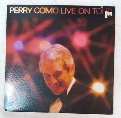 Perry Como Live On Tour (LP 1981) RCA Records. Excellent Condition