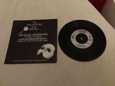 The Phantom Of The Opera - Michael Crawford/ Sarah Brightman - 7” Vinyl Record