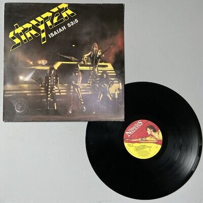 Stryper Isaiah 53:5 Soldiers Under Command Vinyl Record 1985 VG+VG+ (E2)