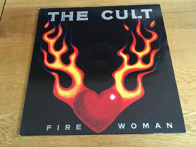 THE CULT Fire Woman 12" 1989 Rock EXCELLENT VINYL!! Beggars Banquet