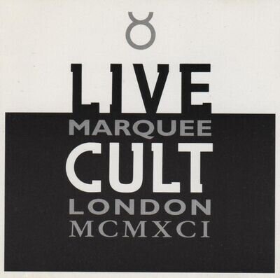 Cult The Cult - BBC Radio One: Marquee, London 1991 - Vinyl LP (Vinyl)