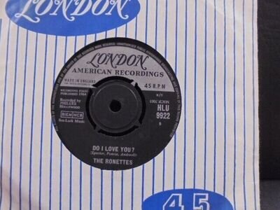 THE RONETTES " DO I LOVE YOU " Or.UK LONDON EX+ COND.IN Or.SL.