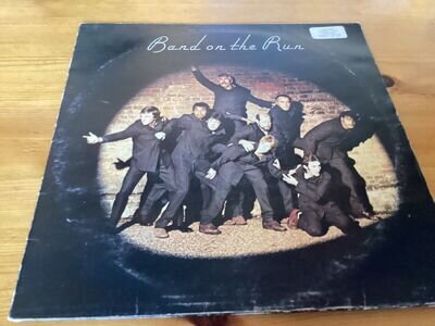 Paul McCartney & Wings-Band On The Run 1973 Apple LP + Inner UK Press