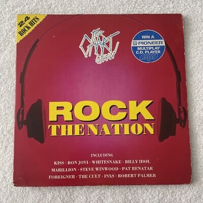 Various - The Chart Show - Rock The Nation - 2x 12” Vinyl Album Kiss INXS ADD 2