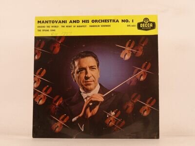 MANTOVANI AND HIS ORCHESTRA NO 1 AROUND THE WORLD (129) 4 Track 7" Single Pictur