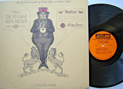 Tubby Hayes, Ronnie Scott -The Message From Britain U.S Jazzland JLP 34 LP EX/EX