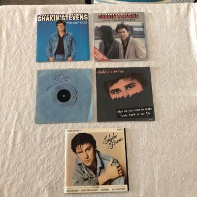 Shakin Stevens 7 Inch Singles ( X5 ) selection