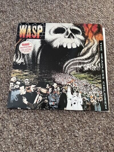 WASP - THE HEADLESS CHILDREN : Original 1989 Release LP Record - Ex Con Vinyl