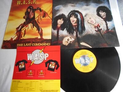 W.A.S.P. The Last Command Original LP 1985 A1 B2U EX+VG Sleeve & Insert Original