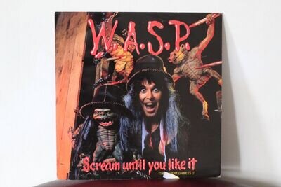 W.A.S.P. Scream Until You Like It 12” Single Vinyl Rock 80s Ghoulies II