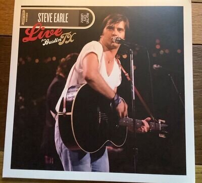 STEVE EARLE - LIVE FROM AUSTIN TX - 2017 Vinyl - (nm)