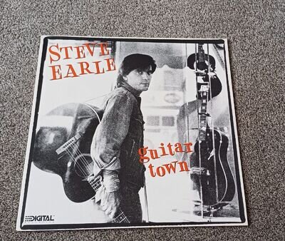 steve earle, guitar town, vinyl lp