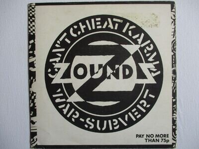 ZOUNDS can't cheat karma 7" VG EX