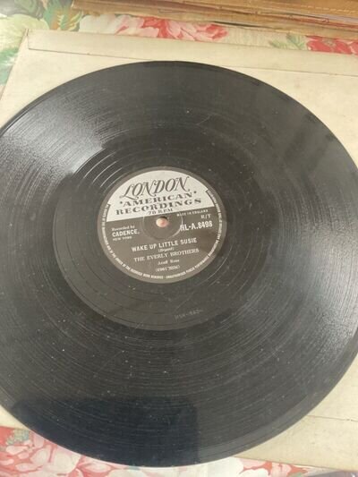 The Everly Brothers - Wake Up Little Susie 78rpm